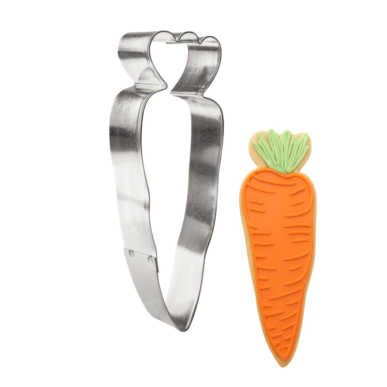 Carrot Stainless Steel Cookie Cutter 5.5 in S1314