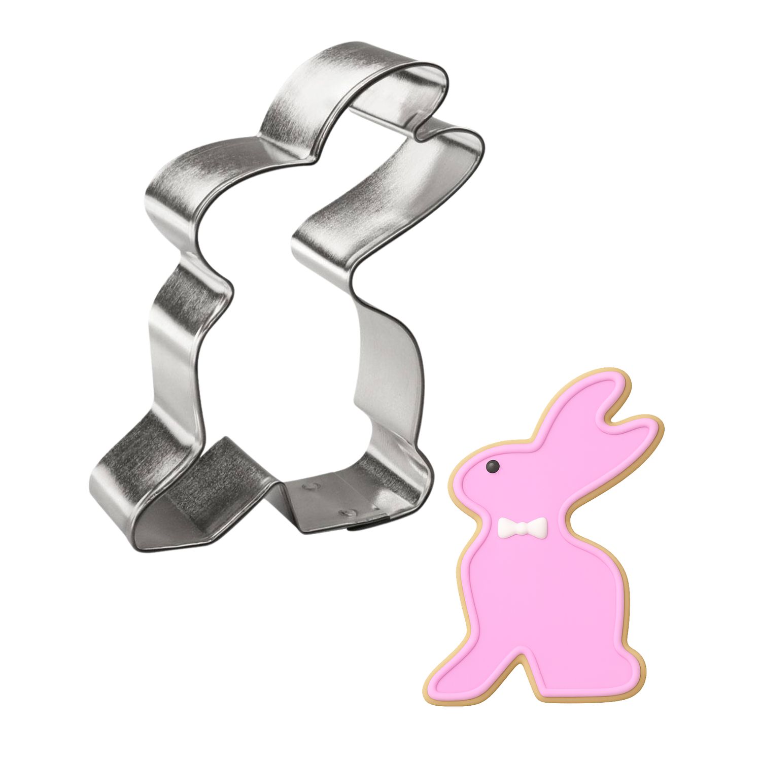 Bunny Rabbit Stainless Steel Cookie Cutter 3 in S23