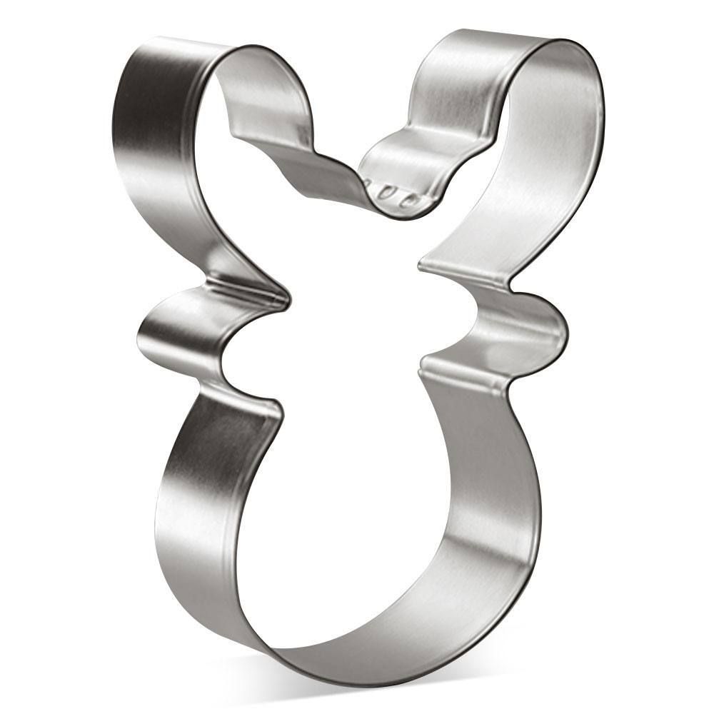 Reindeer Face Stainless Steel Cookie Cutter 3.75 in S1582