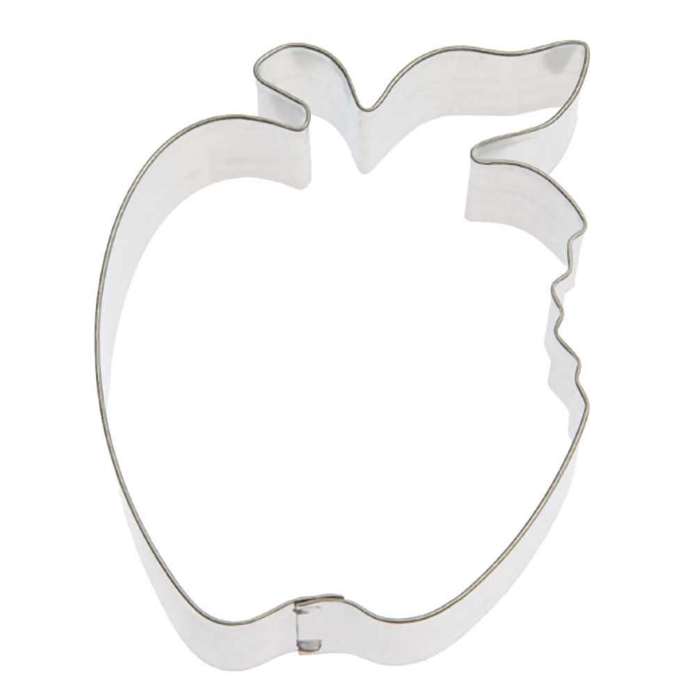 Apple With Bite Stainless Steel Cookie Cutter 4 in S1389