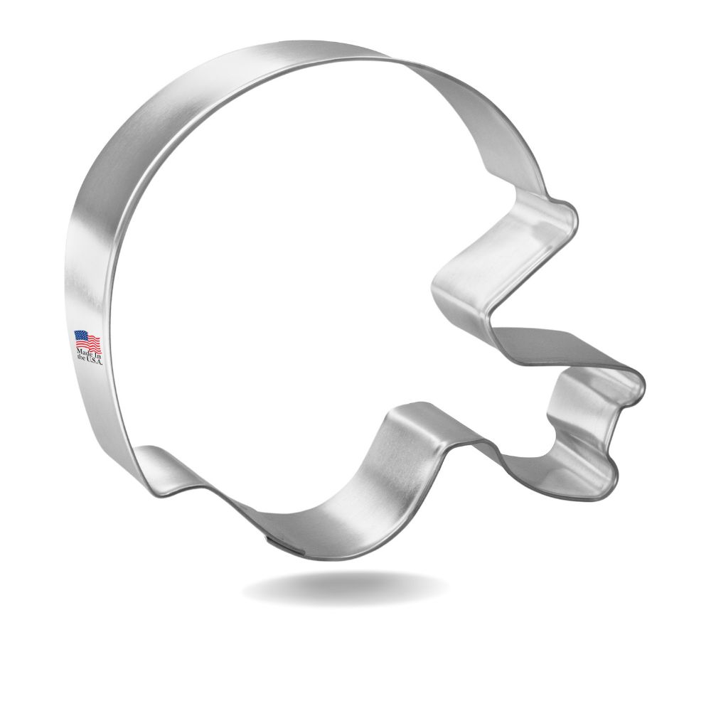 Football Helmet Stainless Steel Cookie Cutter 4 in S1286