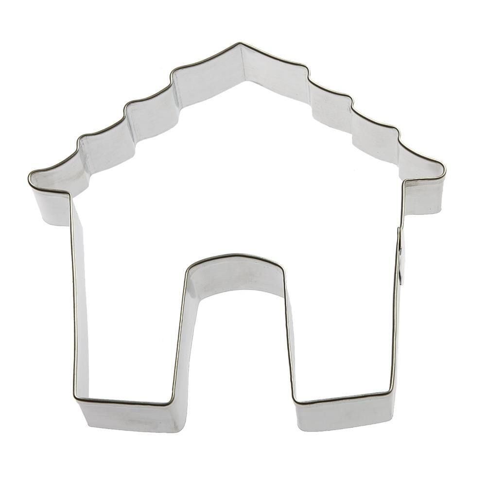 Dog House Stainless Steel Cookie Cutter 4 in S1447