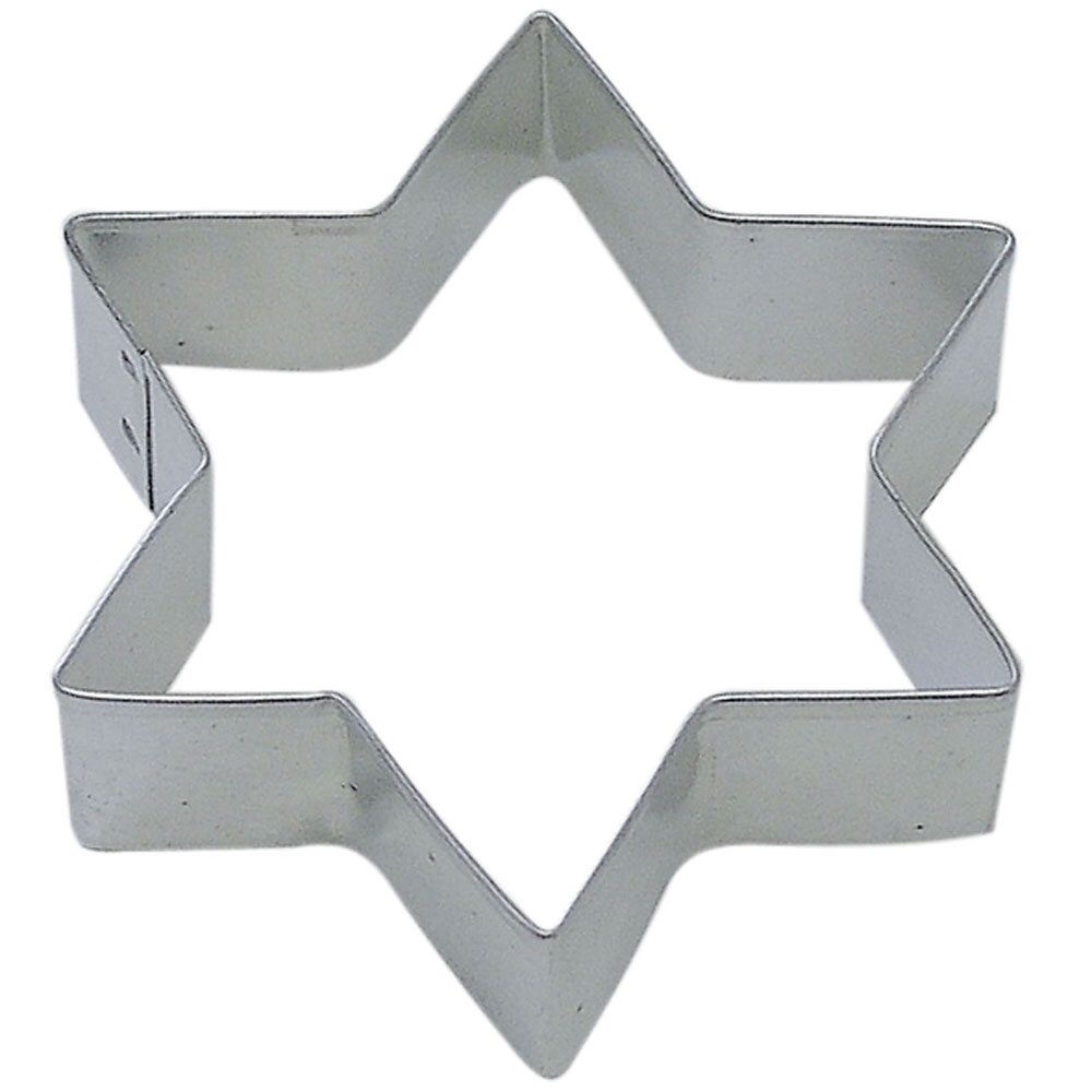 Star Six Point Stainless Steel Cookie Cutter 3.5 in S302