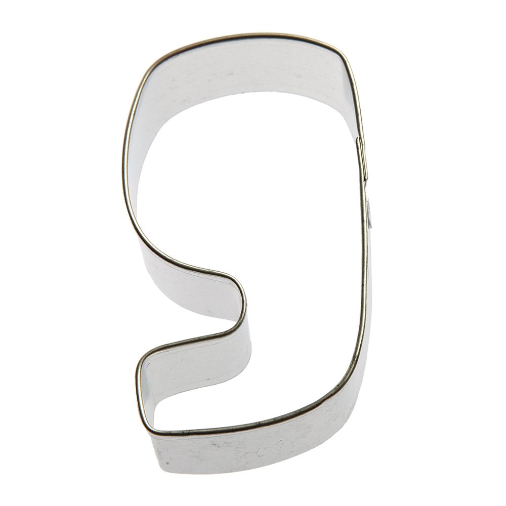 Number Nine Stainless Steel Cookie Cutter 3 in S1519
