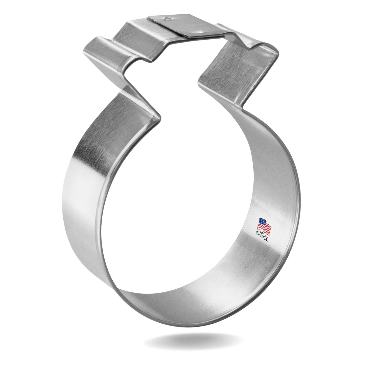 Diamond Ring Stainless Steel Cookie Cutter 3 in S1713