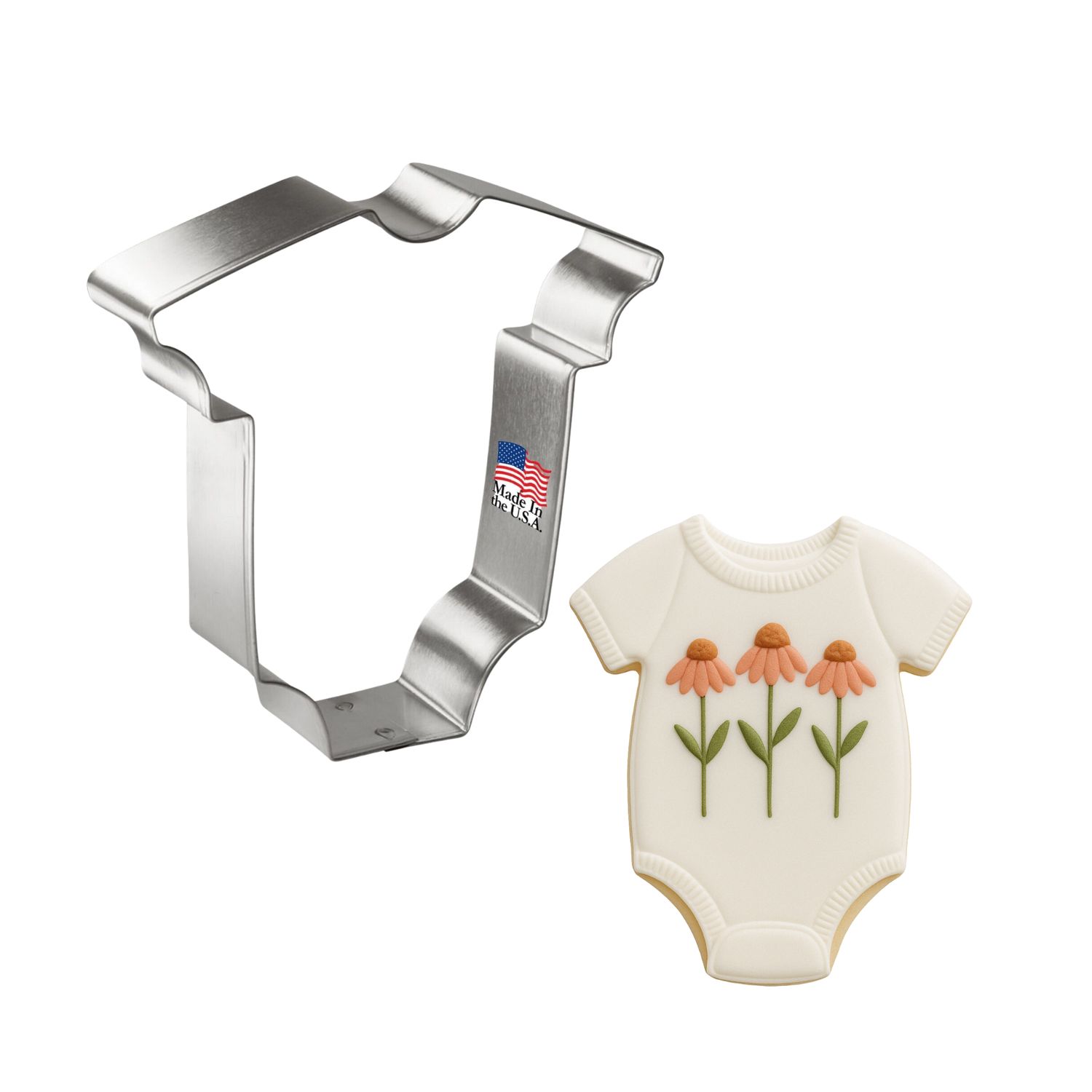 Baby Body Suit Stainless Steel Cookie Cutter 4 in S1707