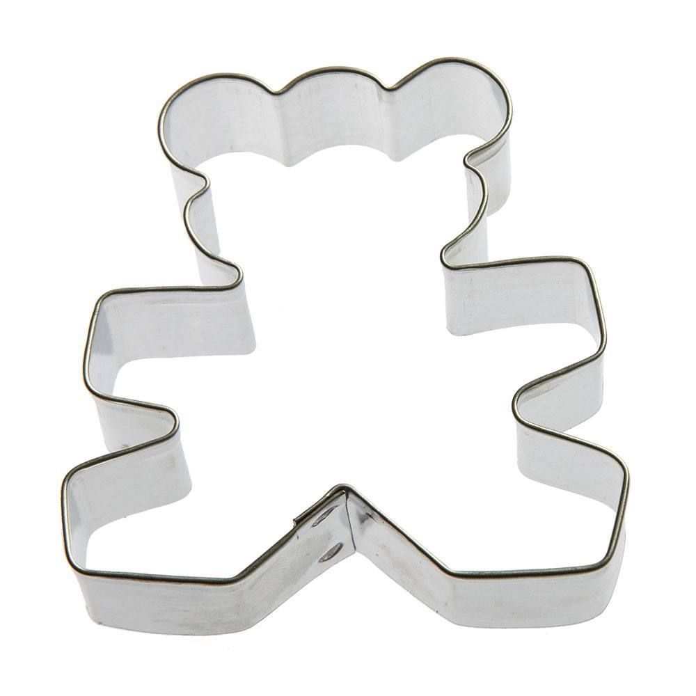 Teddy Bear Stainless Steel Cookie Cutter 3 in S750