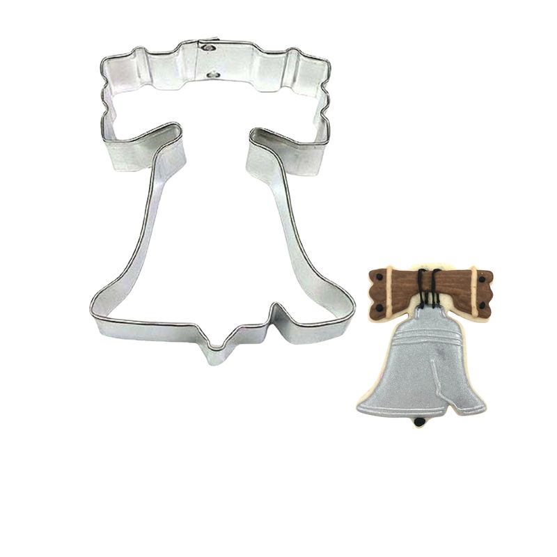 Liberty Bell Stainless Steel Cookie Cutter 3.5 In. S1443 Liberty Bell Stainless Steel Cookie Cutter 3.5 In. S1443