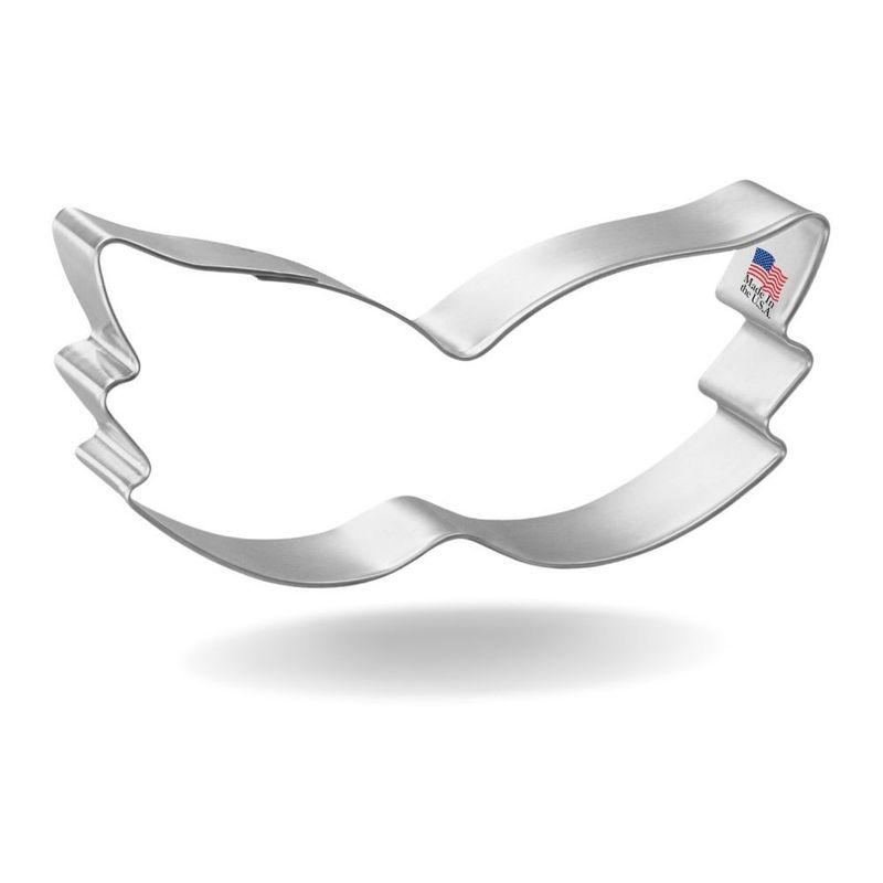 Mardi Gras Mask Stainless Steel Cookie Cutter 4.5 in S1620 Mardi Gras Mask Stainless Steel Cookie Cutter 4.5 in S1620