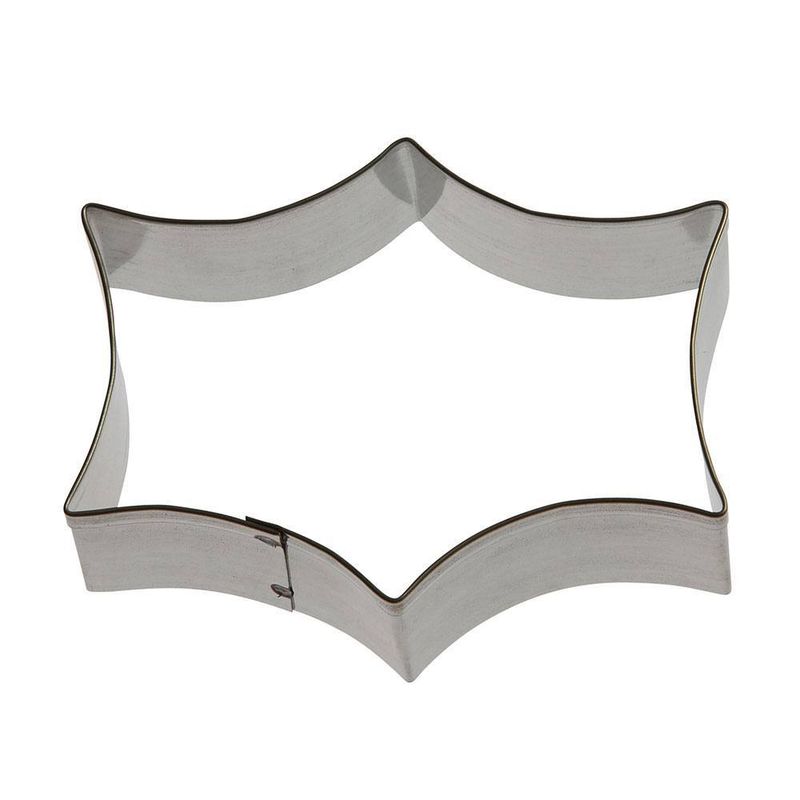 Sparkle plaque cookie cutter, decorative cookie cutter