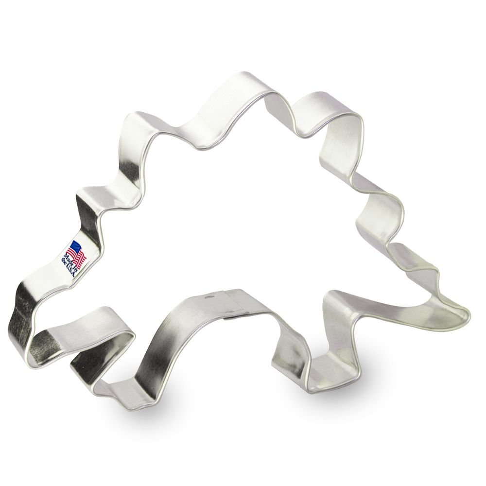 Stegosaurus Dinosaur Stainless Steel Cookie Cutter 5.5 In. S1130