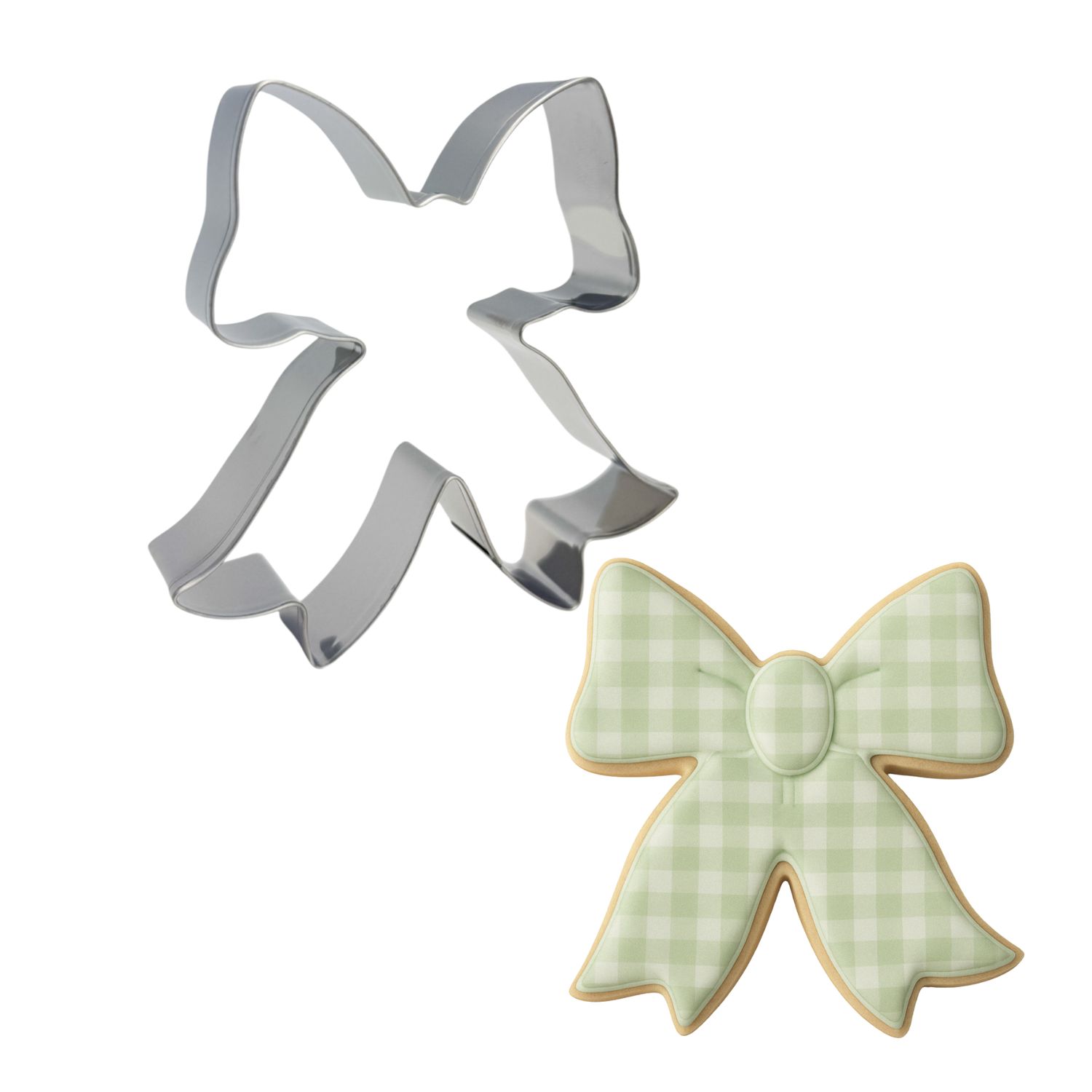Ribbon Bow Stainless Steel Cookie Cutter 3.5 in S1147X