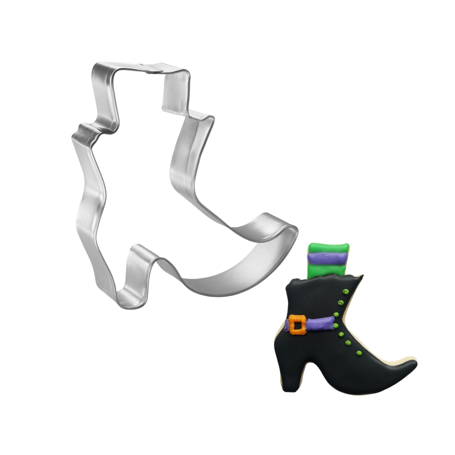 Witch Shoe Stainless Steel Cookie Cutter 3.75 in S1635