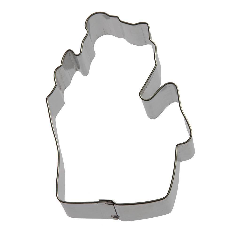 Michigan Lower Stainless Steel Cookie Cutter 3.75 in S1051