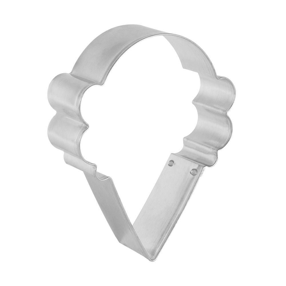 Ice Cream Cone Stainless Steel Cookie Cutter 4.25 in S1594