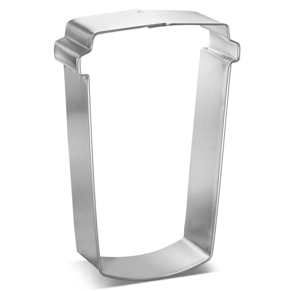 Soda Fountain Coffee Cup Stainless Steel Cookie Cutter 4 in S1134