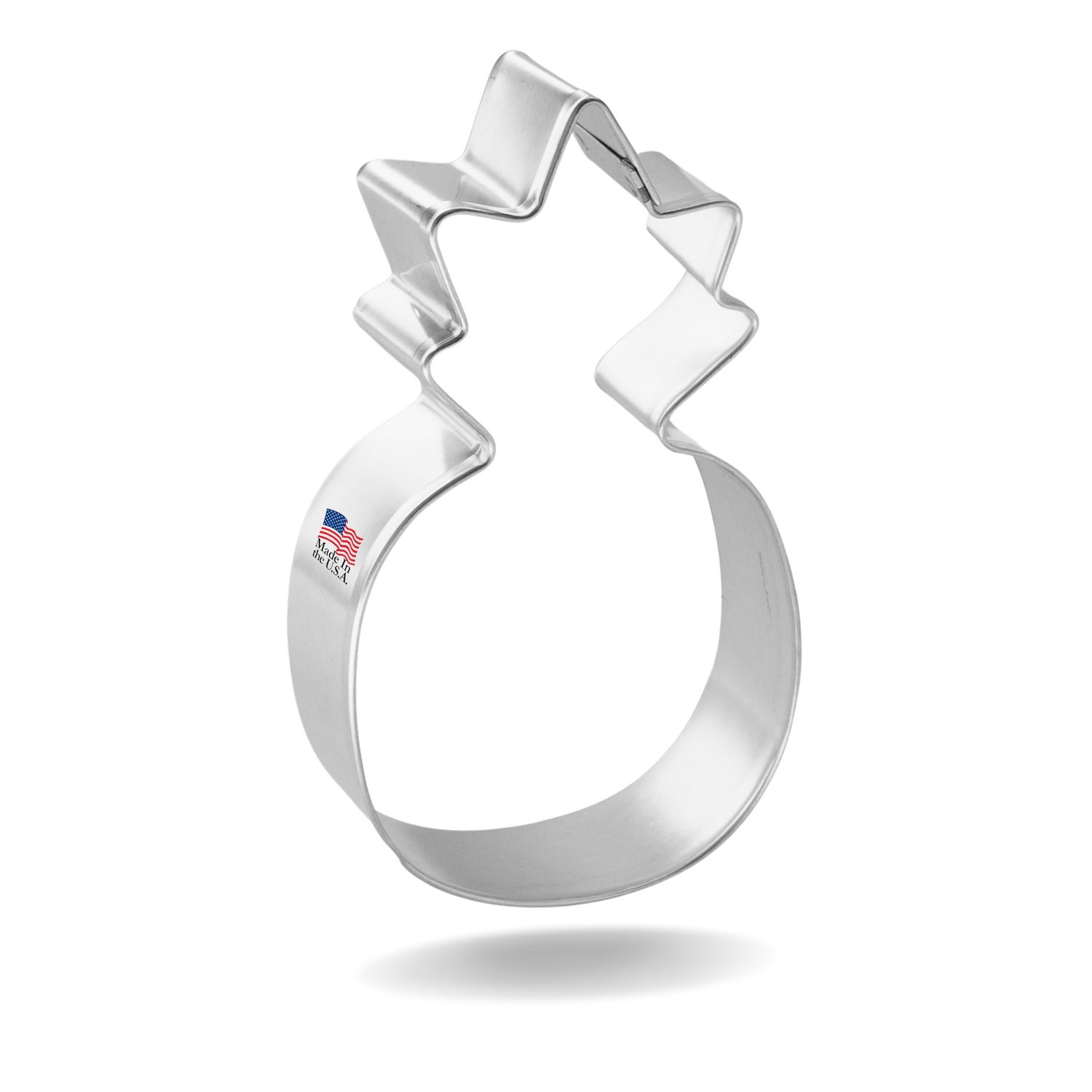 Pineapple Stainless Steel Cookie Cutter 4 in S1159