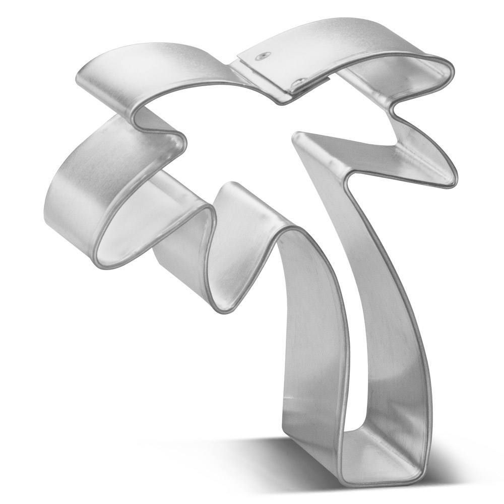 Palm Tree Stainless Steel Cookie Cutter 3 in S1026