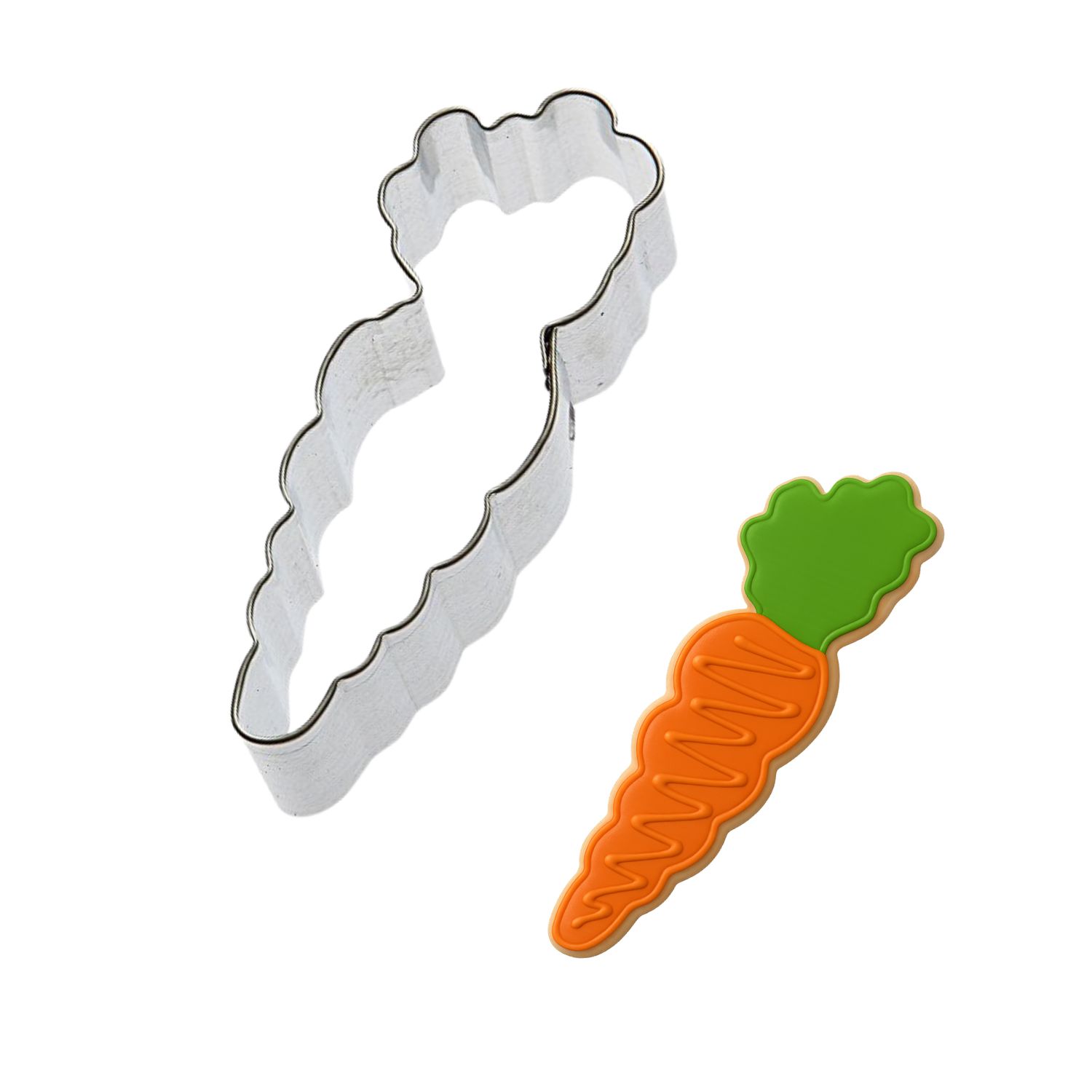 Carrot Stainless Steel Cookie Cutter3 In. S1352