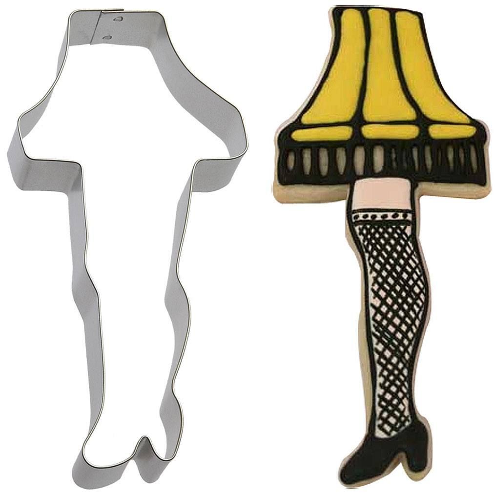 Leg Lamp Stainless Steel Cookie Cutter 5 in S1676