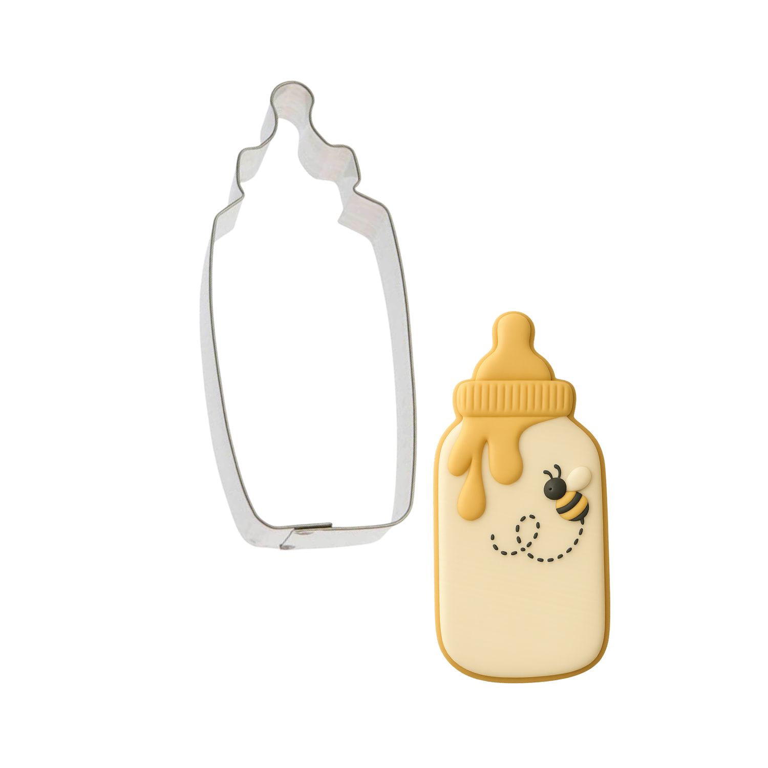 Baby Bottle Stainless Steel Cookie Cutter 5 in S1370