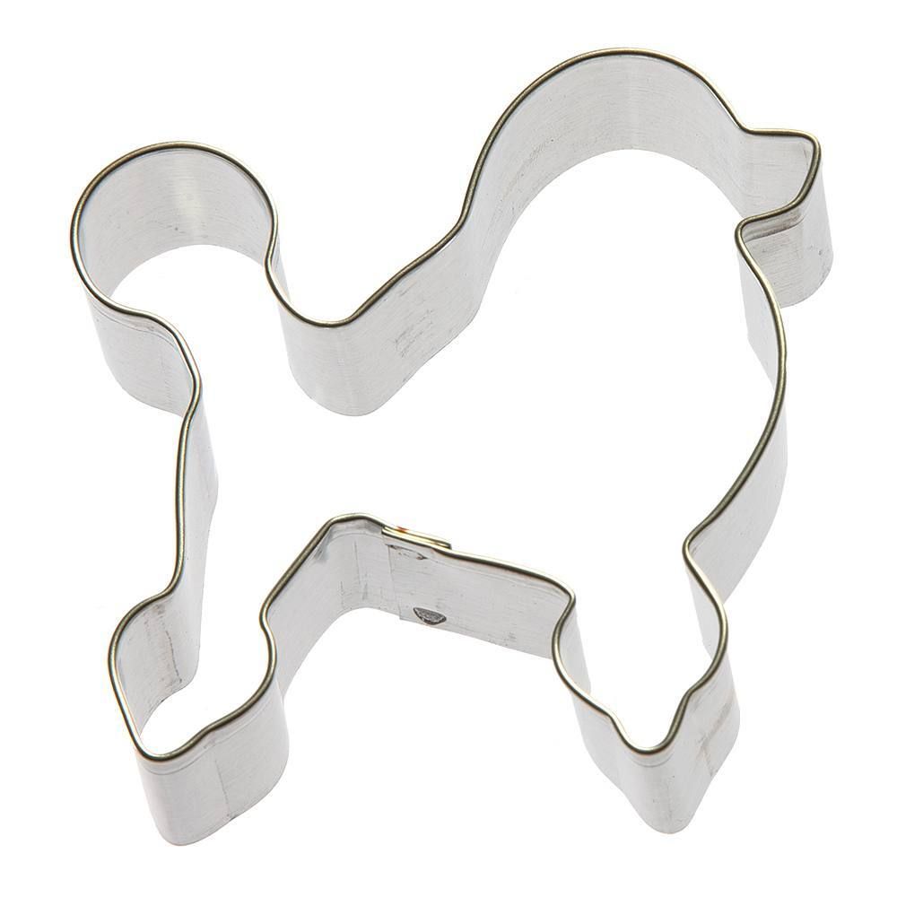 Poodle Dog Stainless Steel Cookie Cutter 3 in S920