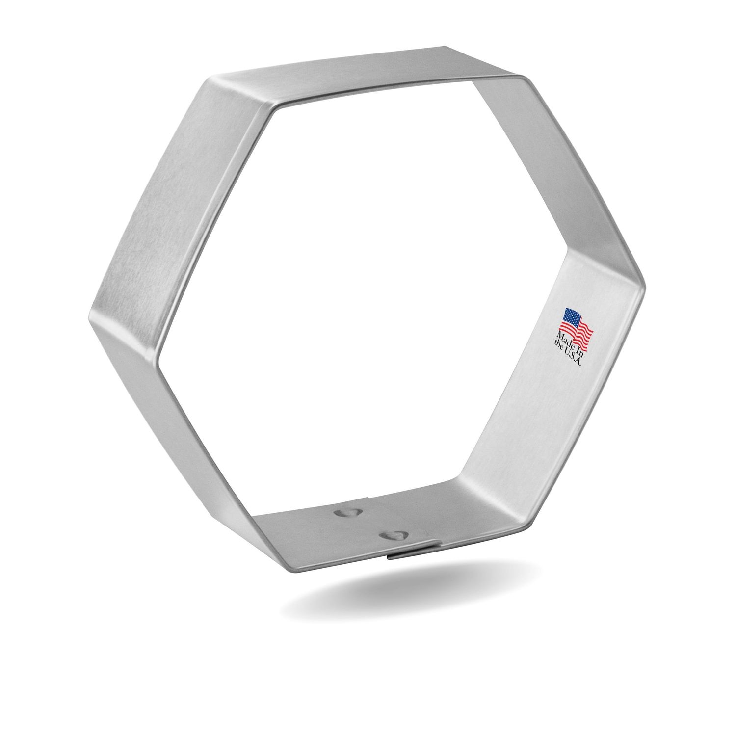 Hexagon Stainless Steel Cookie Cutter 3 in S701