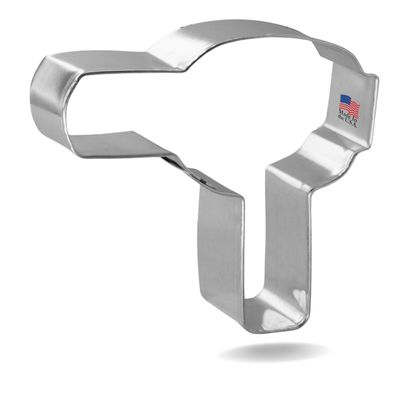 Hair Dryer Stainless Steel Cookie Cutter 2.75 in S1725