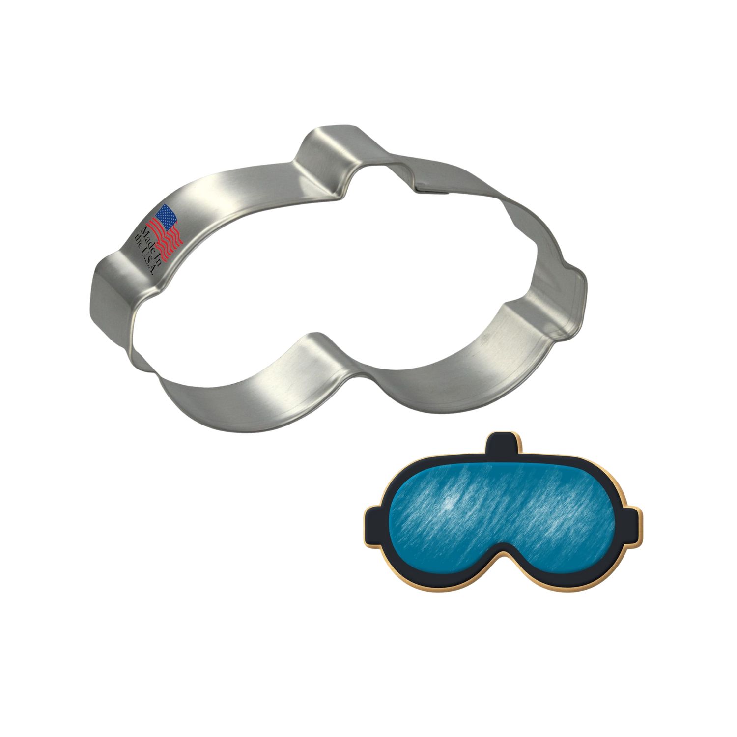 Virtual Reality and Scuba Goggles Stainless Steel Cookie Cutter 4" S1019