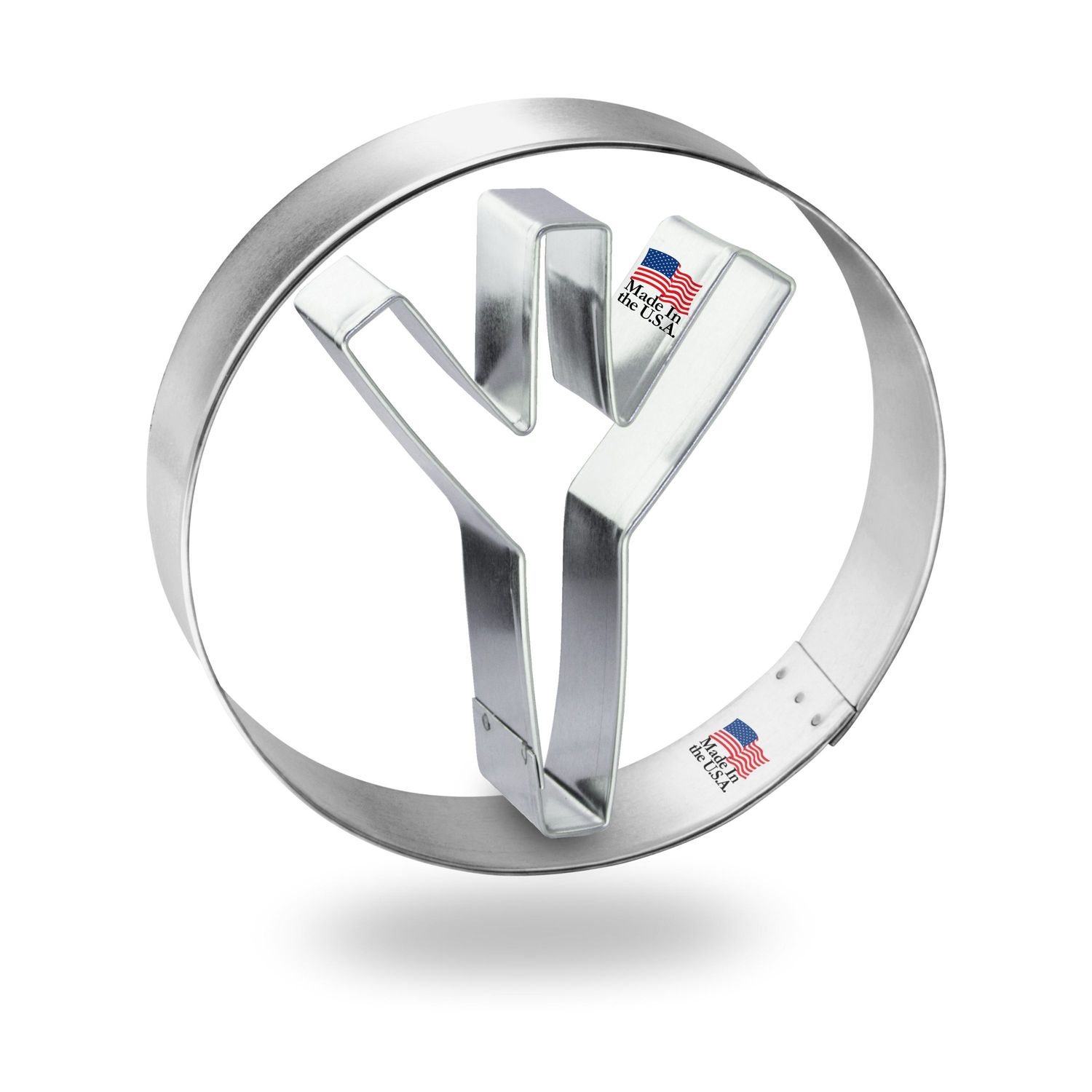 Peace Sign Stainless Steel Cookie Cutter 4 in S1722, 2 Pieces
