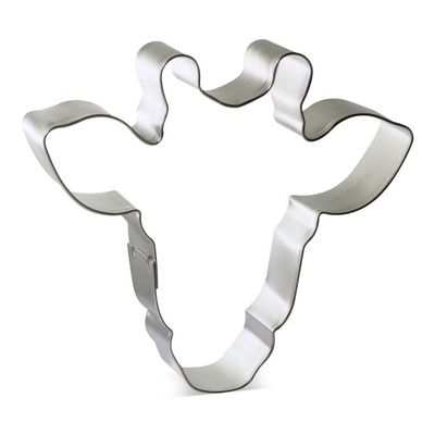 Giraffe Face Stainless Steel Cookie Cutter 4.25 in S1578 Giraffe Face Stainless Steel Cookie Cutter 4.25 in S1578