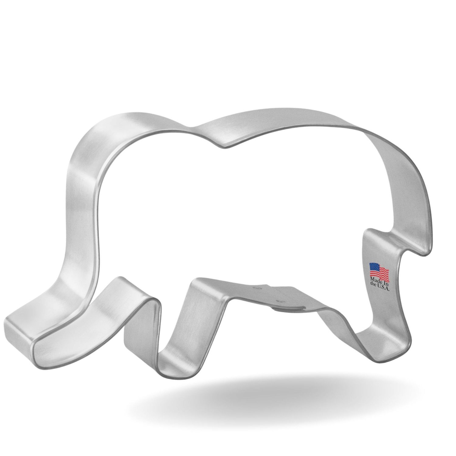 Elephant Stainless Steel Cookie Cutter 4 in S971