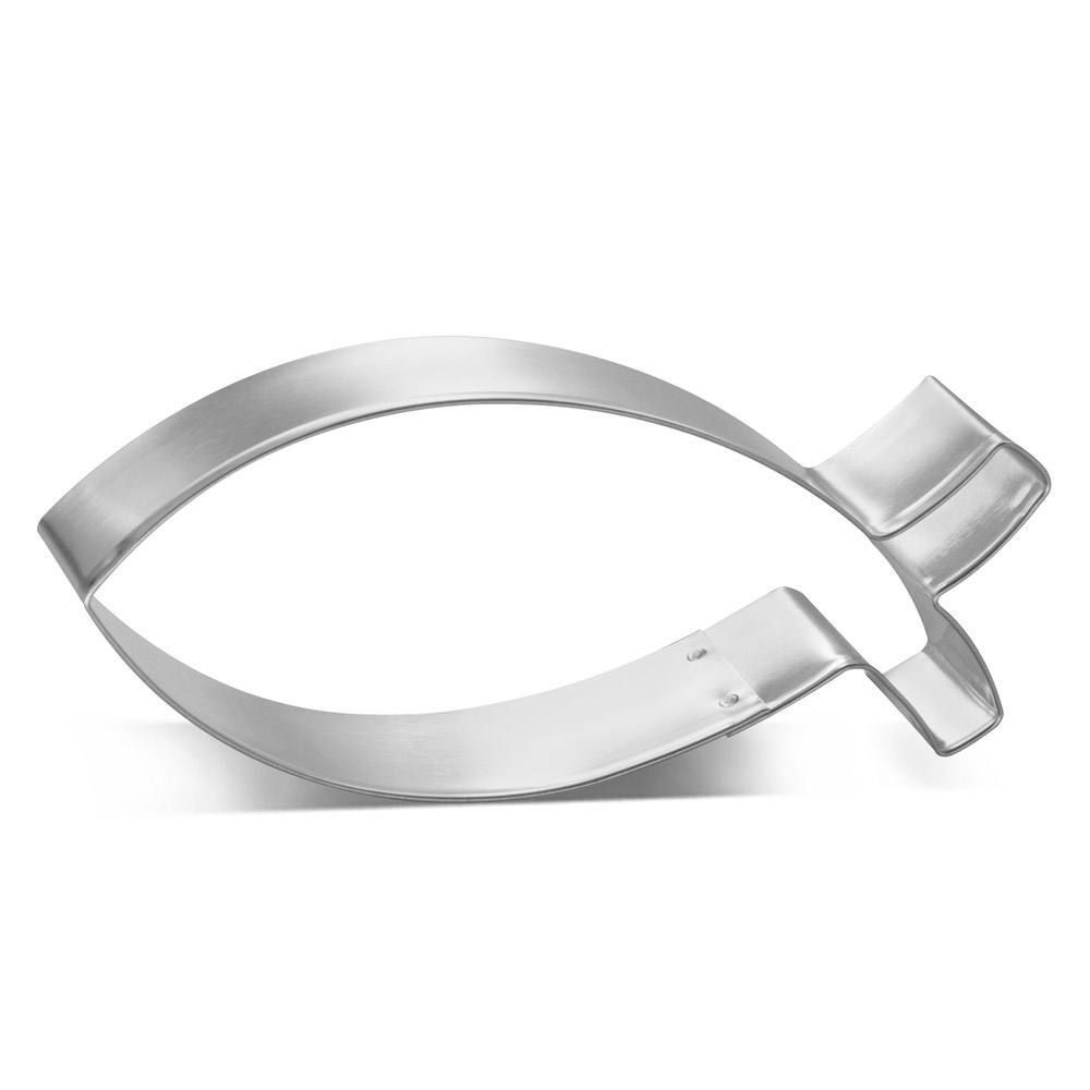 Jesus Fish Stainless Steel Cookie Cutter 4.75 in S1151