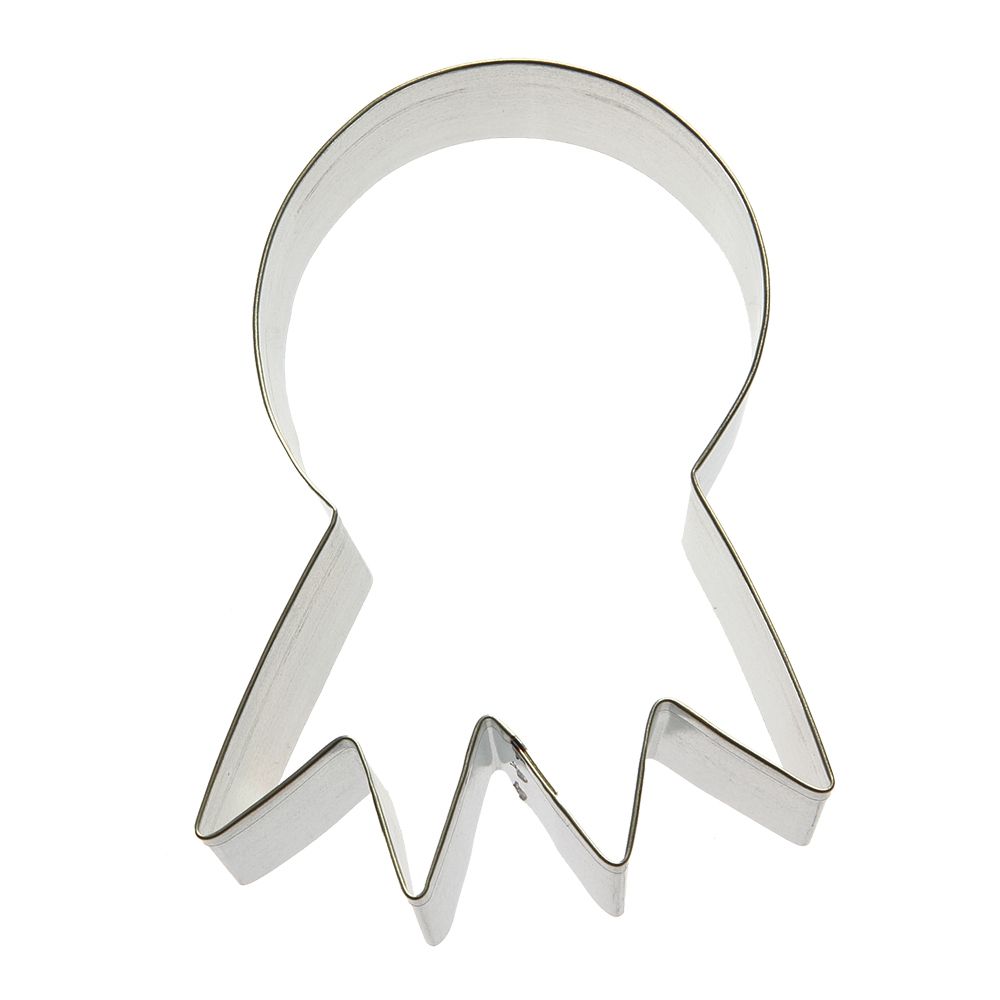 Prize Ribbon Stainless Steel Cookie Cutter 4.5 in S1484