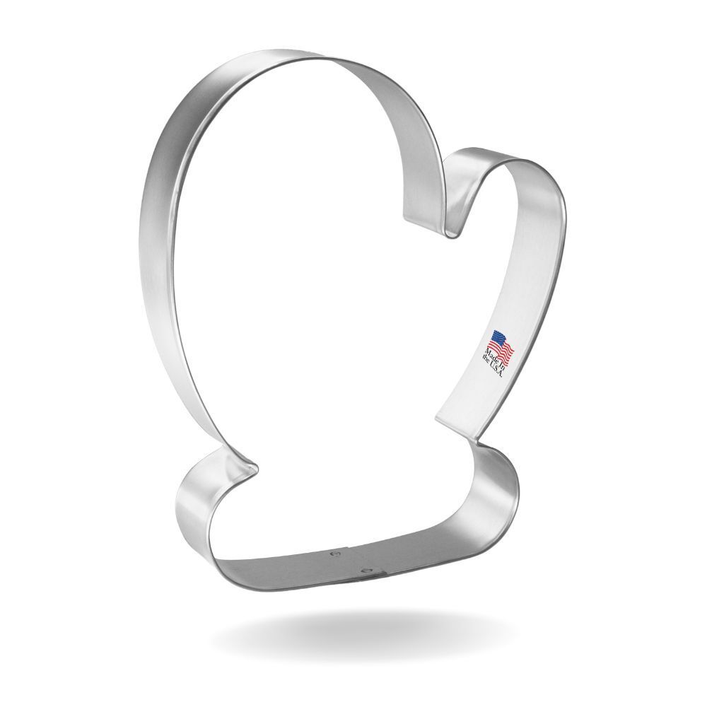 Mitten Stainless Steel Cookie Cutter 5 in S1415