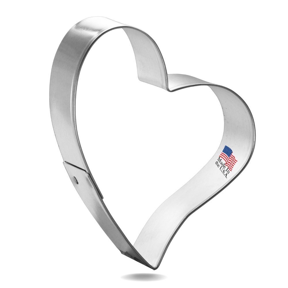 Love Heart Stainless Steel Cookie Cutter 3 in S1461