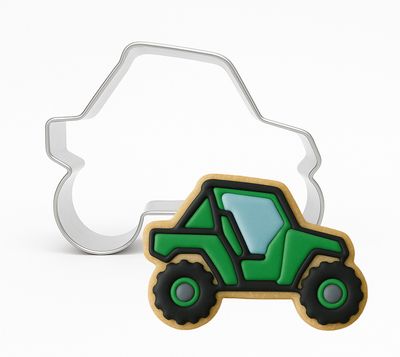UTV  Four Wheeler Off-Road Vehicle Stainless Steel Cookie Cutter 4.5 in S1911
