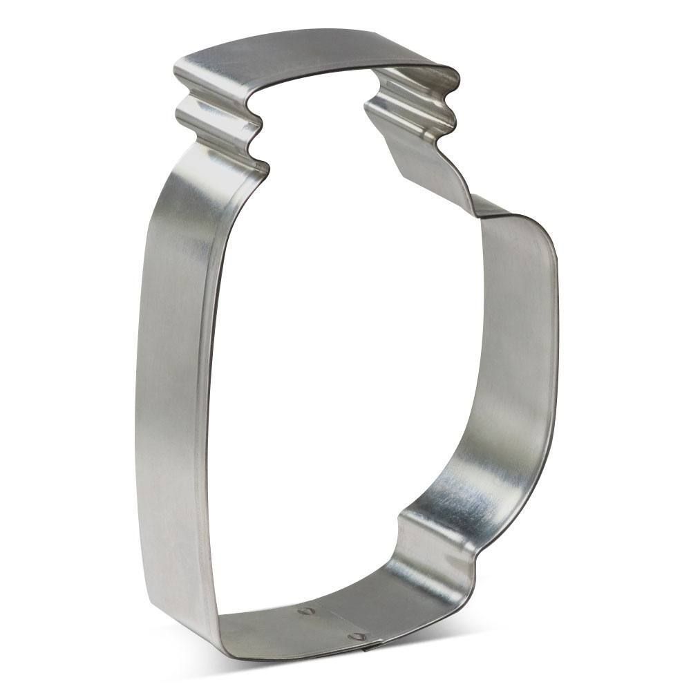Mug Mason Jar Stainless Steel Cookie Cutter 4.5 in S1587