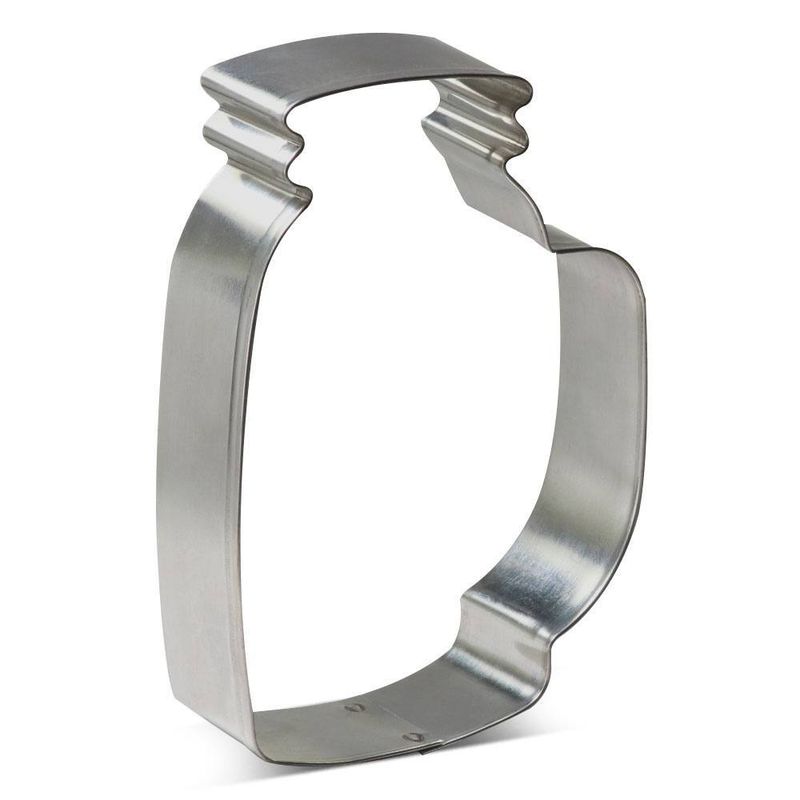Mug Mason Jar Stainless Steel Cookie Cutter 4.5 in S1587 Mug Mason Jar Stainless Steel Cookie Cutter 4.5 in S1587
