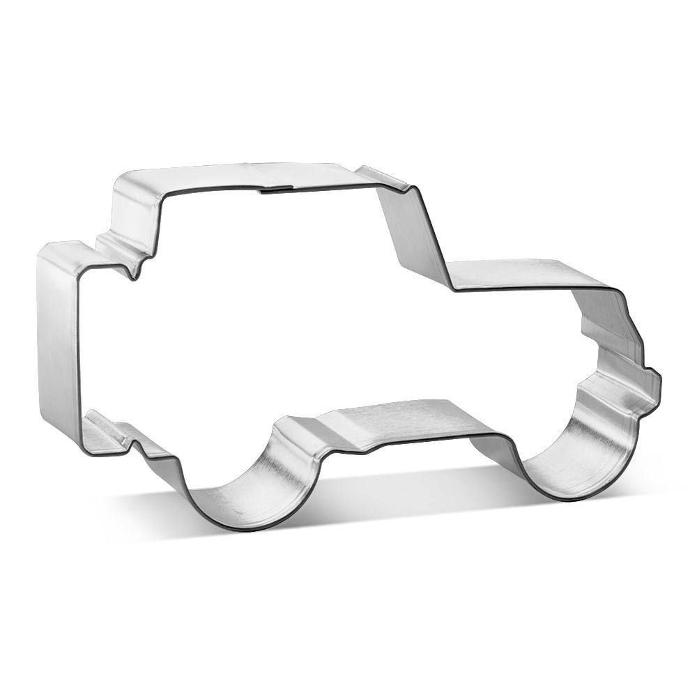 SUV Military Off-Road Vehicle Stainless Steel Cookie Cutter 4.25 in S1534