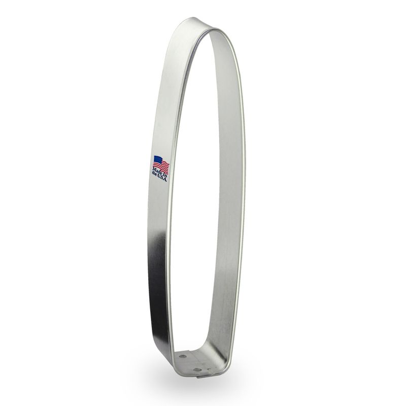 Cigar Stainless Steel Cookie Cutter 4.75 in S1334