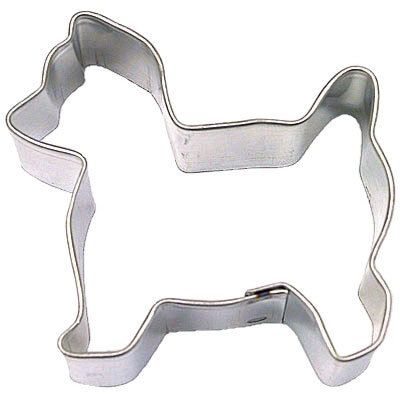 Terrier Dog Stainless Steel Cookie Cutter 2.5 in S1136