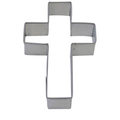 Cross Stainless Steel Cookie Cutter 4 in S1171F