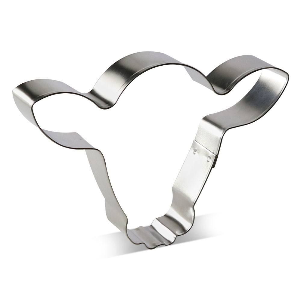 Steer Head Stainless Steel Cookie Cutter 5.25 in S1597