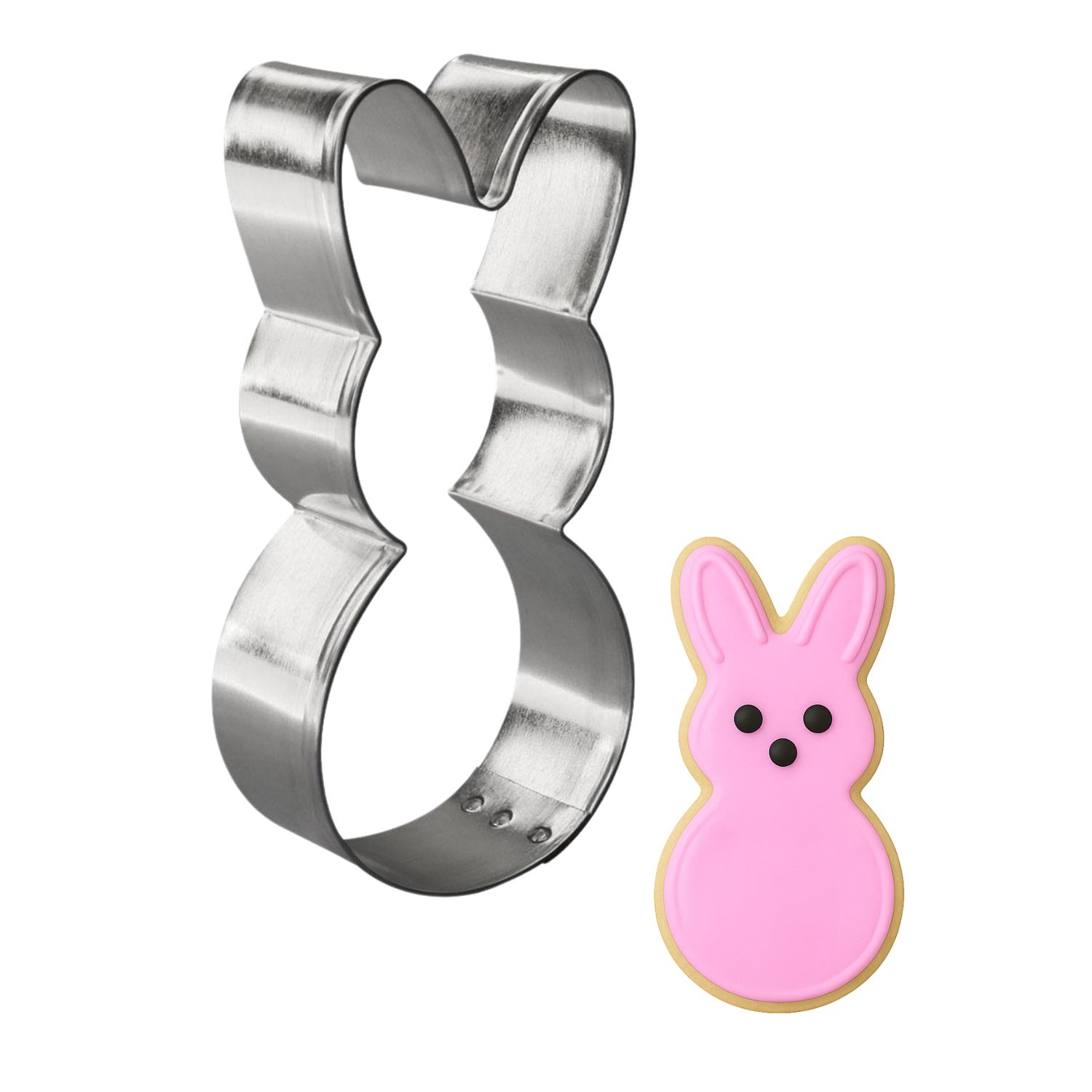 Easter Bunny Body Stainless Steel Cookie Cutter 4.25 in S1554