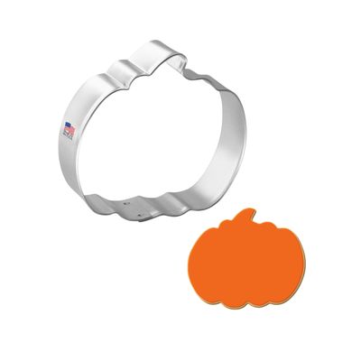 Pumpkin Stainless Steel Cookie Cutter 4 in S1480 Pumpkin Stainless Steel Cookie Cutter 4 in S1480