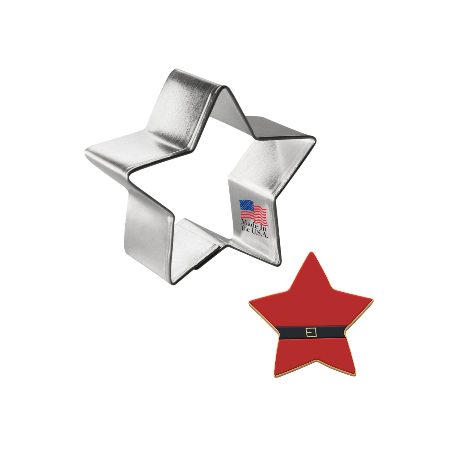 Star Five Point Stainless Steel Cookie Cutter 2 in S573