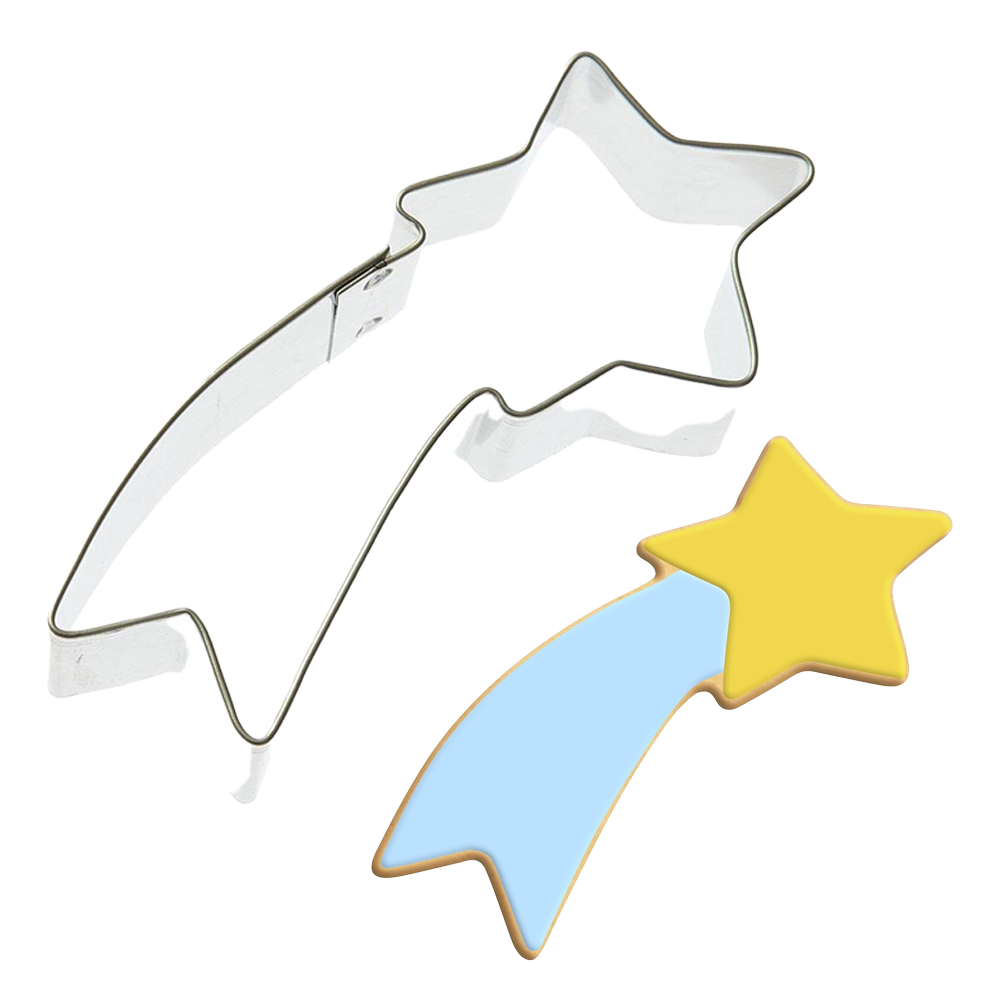 Shooting Star Stainless Steel Cookie Cutter 4 in S1234