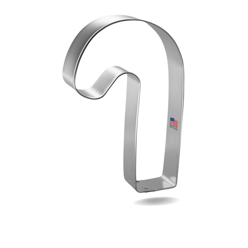 Candy Cane Stainless Steel Cookie Cutter 4.75 in S1268