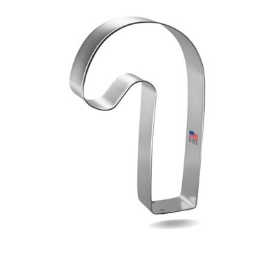 Candy Cane Stainless Steel Cookie Cutter 4.75 in S1268